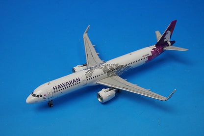 1:400 A321neo Hawaiian N204HA GJHAL1843 Gemini airplane model