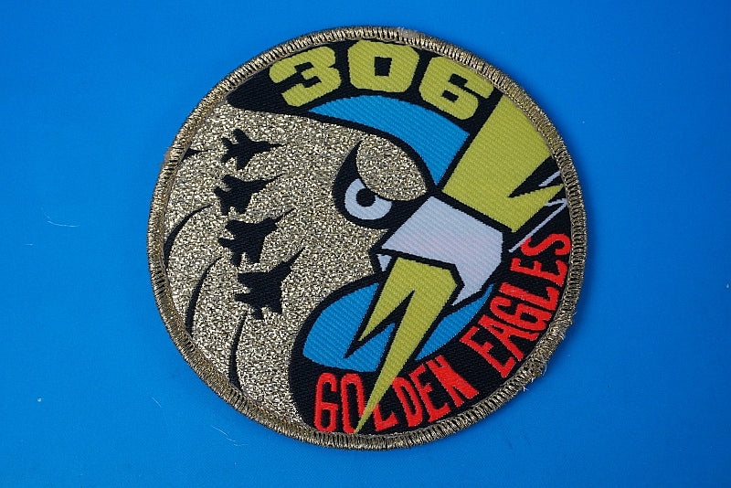 Patch JASDF 306th Squadron Golden Eagles with hook and loop