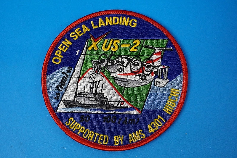 Patch JMSDF 51st Air Squadron Iwakuni Contingent XUS-2 Project AMS-4301 Hiuchi without hook and loop