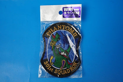 Patch JASDF F-4EJ Phantom II 301st Squadron Spook Frog with hook and loop