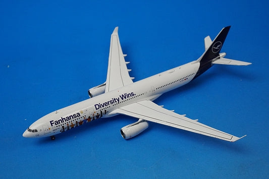 1:400 A330-300 Lufthansa Fanhansa Diversity Wins. D-AIKQ GJDLH2191 Gemini