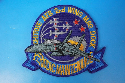 Patch JASDF 2nd WING PERIODIC MAINTENANCE with hook and loop