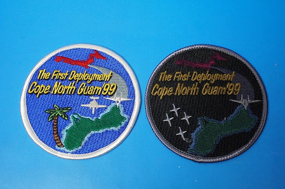 Patch JASDF Coop North Guam 1999 High Visibility Low Visibility 2 piece set without hook and loop