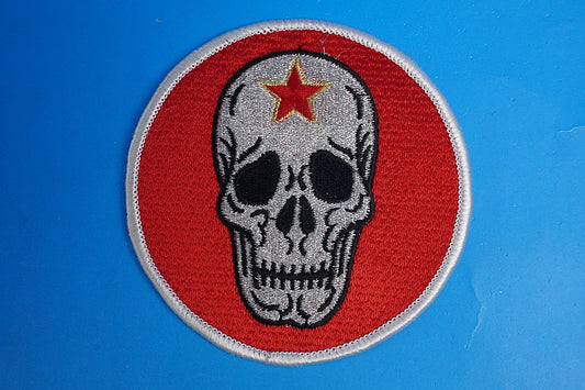 Patch JASDF Aggressor Flight Training Squadron Komatsu Air Base Skull High Visibility without hook and loop