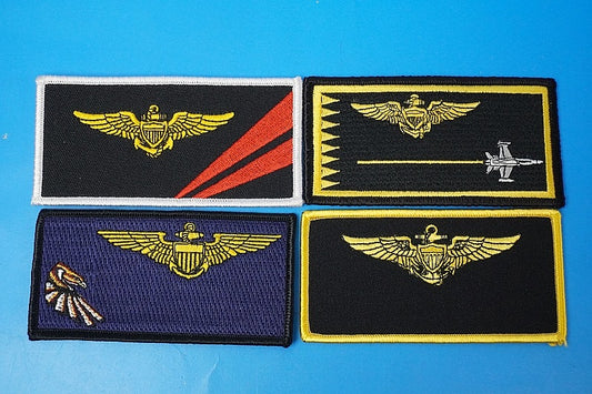 Patch USN VFA-154 Black Knights 4 piece set without hook and loop