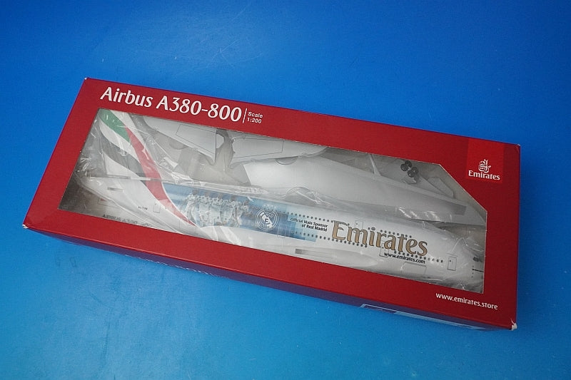 1:200 A380-800 Emirates Real Madrid A6-EUW Other airplane model