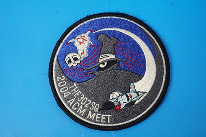 Patch JASDF Air Self-Defense Force 302nd Squadron ACM MEET/2004 Combat Competition Spook with Velcro