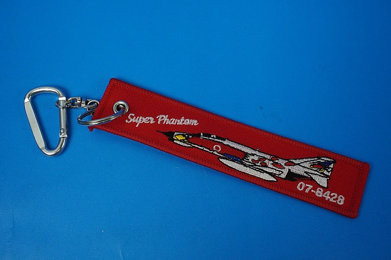 Patch JASDF F-4EJ Super Phantom II #07-8428 Final Year 2019 Keychain/Keyring Flight Tag