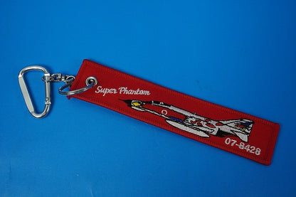 Patch JASDF F-4EJ Super Phantom II #07-8428 Final Year 2019 Keychain/Keyring Flight Tag