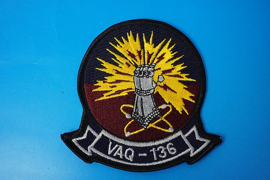 Patch US Navy VAQ-136 (Electronic Attack Squadron 136) "Gauntlets" – No Velcro