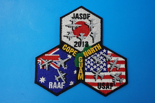 Patch JASDF Coop North Guam 2013 Participation Commemorative Patch Misawa Air Base without hook and loop