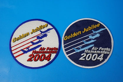 Patch JASDF GOLDEN JUBILEE Air Festa High Visibility Low Visibility without hook and loop
