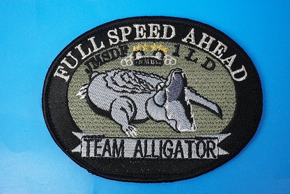 Patch JMSDF 1LD TEAM ALLIGATOR with hook and loop