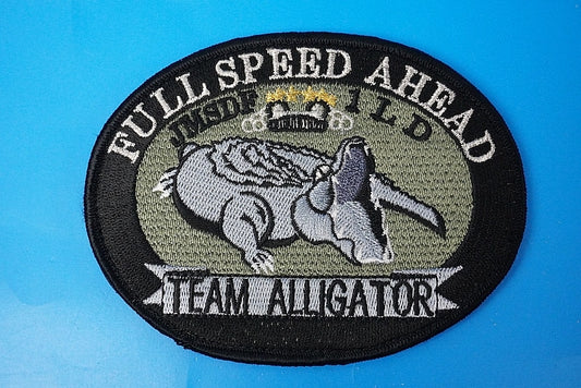 Patch JMSDF 1LD TEAM ALLIGATOR with hook and loop