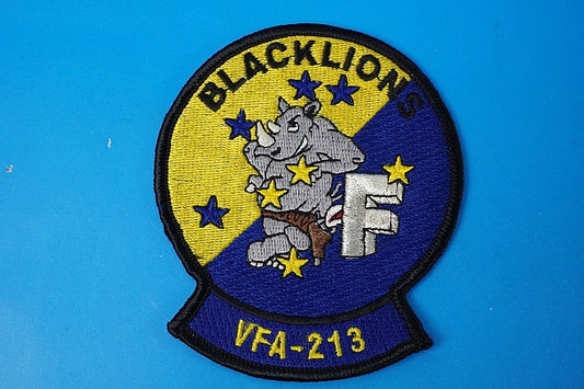 Patch USN F/A-18F Super Hornet VFA-213 Black Lions without hook and loop