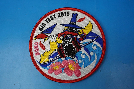 Patch JASDF 302nd Squadron Naha Air Show/Air Fiesta 2018 Naha Air Base White-tailed Eagle Spook with hook and loop