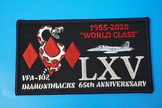 Patch USN VFA-102 Diamondbacks 65th Anniversary 1955-2020 WORLD CLASS without hook and loop