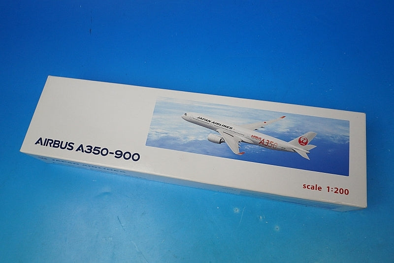 1:200 A350-900 JAL No. 1 Red A350 logo JA01XJ BJQ2024 JALUX airplane model