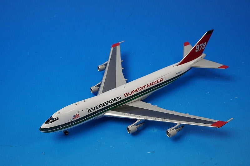1:400 B747-100 Evergreen International Supertanker 979 N479EV BB4-741-001 JC Wings airplane model