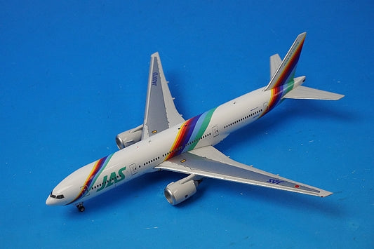 1:400 B777-200 JAS Rainbow Seven JA007D 04378 Phoenix airplane model
