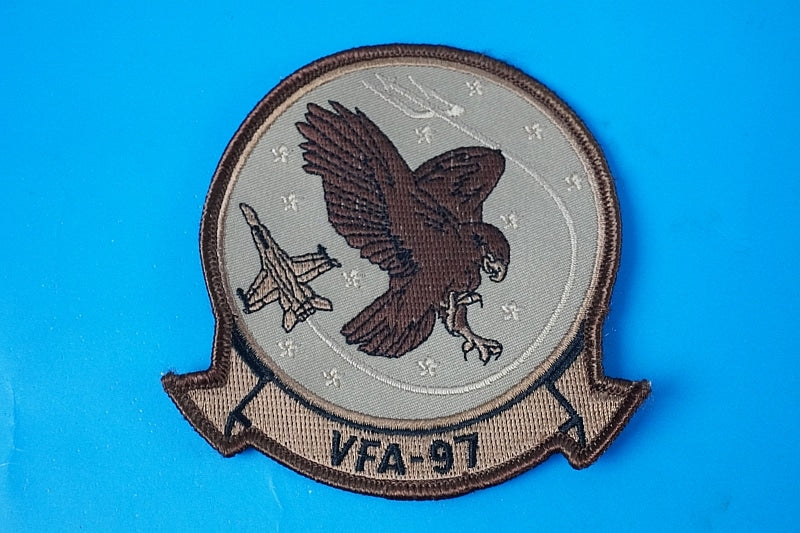 Patch USN VFA-97 Warhawks Low Visibility without hook and loop
