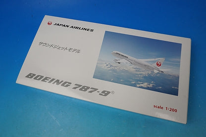 1:200 B787-9 JAL New Tsurumaru Livery JA861J *Sound Jet Model BJQ1175 JALUX airplane model