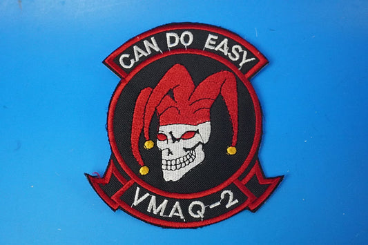Patch USMN United States Marine Corps VMAQ-2/2nd Marine Tactical Electronic Warfare Squadron CAN DO EASY No Velcro