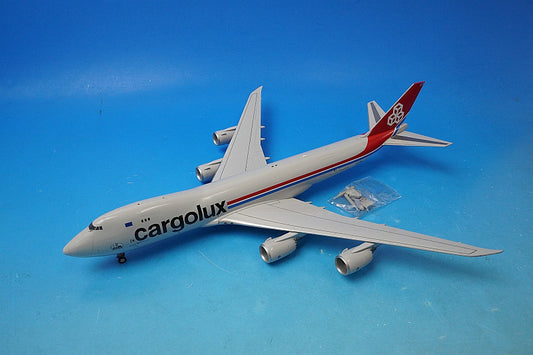 1:200 B747-8F Cargo Type Cargolux Joe Sutter LX-VCL XX2041 JC Wings airplane model