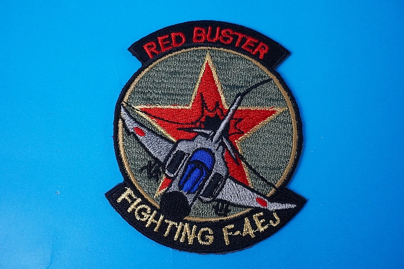 Patch JASDF F-4EJ Hypothetical Enemy Aircraft RED BUSTER without hook and loop