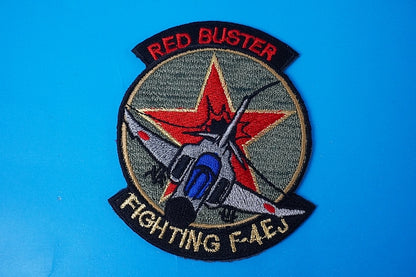 Patch JASDF F-4EJ Hypothetical Enemy Aircraft RED BUSTER without hook and loop