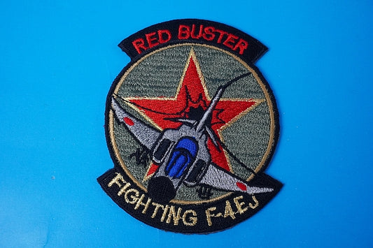 Patch JASDF F-4EJ Hypothetical Enemy Aircraft RED BUSTER without hook and loop