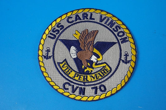 Patch USN CVN-70 Carl Vinson without hook and loop