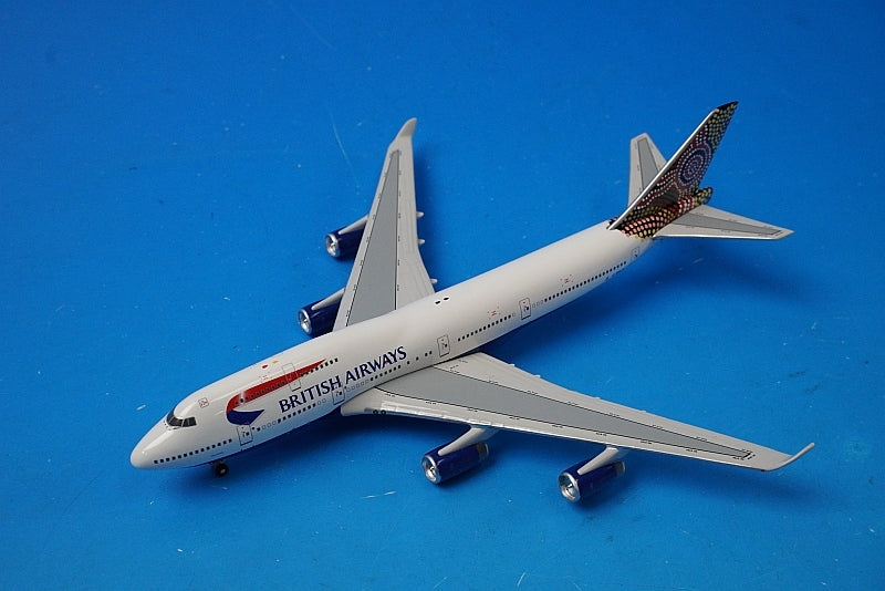 1:500 B747-400 British Water Dreaming G-BNLK 2002-34 Big Bird airplane model