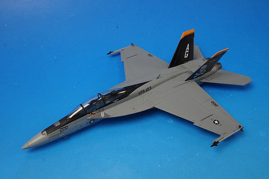 1:72 F/A-18F Two-Seater U.S. Navy 103rd Fighter Attack Squadron Jolly Rogers aboard the aircraft carrier Dwight D. Eisenhower HA5102 Hobby Master airplane model