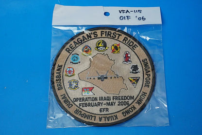 Patch USN U.S. Navy Reagan's First Ride Operation Iraqi Freedom 2006 No Velcro
