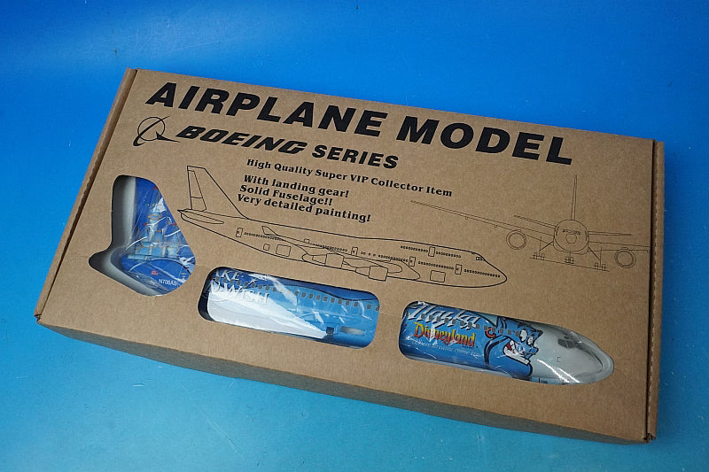 1:100 B737-400 Alaska MAKE A WISH Disneyland N706AS 73706 Everrise airplane model