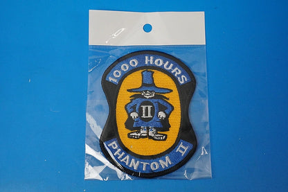 Patch JASDF Air Self-Defense Force F-4EJ Phantom II 1000 Flight Hour Spook (No Velcro)