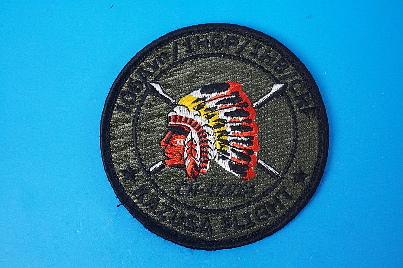 Patch JGSDF Ground Self-Defense Force 106th Avn/106th Squadron CH-47J/JA KAZUSA FLIGHT Indian with Velcro