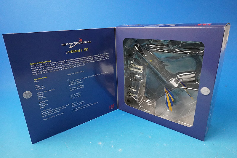 1:72 F-35C Lightning II US Navy 23rd Test and Evaluation Squadron Salty Dogs Prototype No. 1 CF-01 HA6202 Hobby Master airplane model