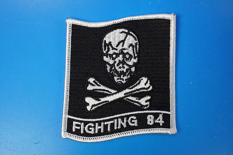 Patch USN U.S. Navy F-14 Tomcat VF-84 Jolly Rogers Flag / Banner (No Velcro)