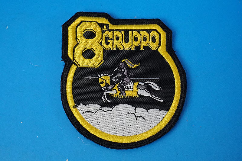 Patch AMI Italian Air Force 8th Group, Pratica di Mare Air Base, with Velcro