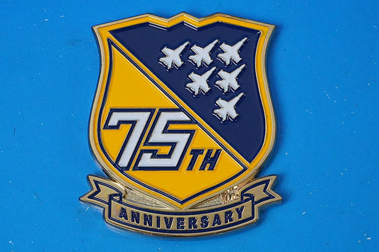 Challenge Coin US Navy Blue Angels 75th Anniversary Coin