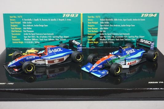 1:43 MINICHAMPS 402109394 Jordan Set 2/5 193 Heart 1993 / 194 Heart 1994