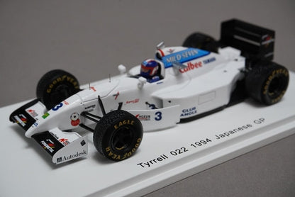 1:43 SPARK FS12 Tyrrell 022 1994 Japan GP Ukyo Katayama #3 Racing On Custom