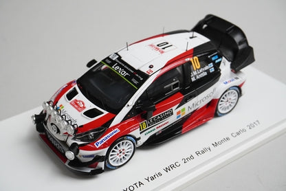 1:43 SPARK S5163 Toyota Yaris WRC 2nd Monte Carlo Rally 2017 #10 model car