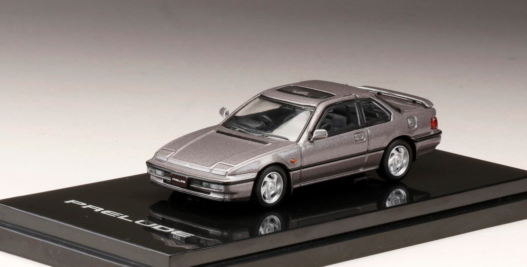 [ Back-order ] Hobby Japan HJ641002AGM 1:64 Honda PRELUDE Si (BA5) 1989 Puter Gray Metallic