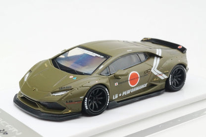 LB610-024 LB PERFORMANCE 1:64 LIBERTY WALK LB WORKS Huracan LP610 Green Fighter