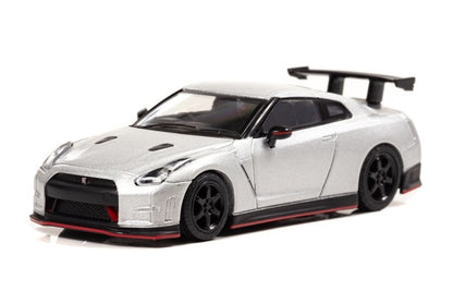 CN640018 CAR-NEL 1:64 Nissan GT-R NISMO N Attack Package (R35) 2015 Silver