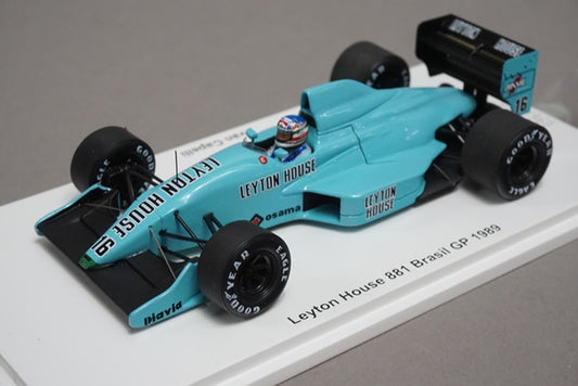 1:43 SPARK TR012 Leyton House March 881 Brazilian GP 1989 #16 Ivan Capelli FORZA Special Order