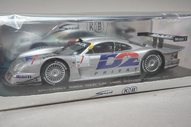 1:43 SPARK KBS061 Mercedes Benz CLK LM Suzuka 1000Km 1998 #1